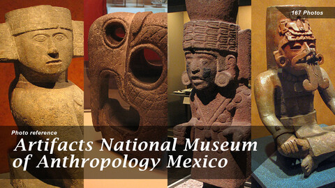 Artifacts National Museum of Anthropology Mexico