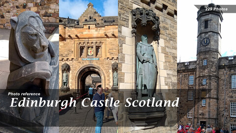 ArtStation - Edinburgh Castle Scotland | Resources