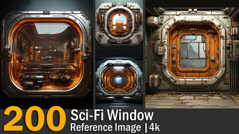 Sci-Fi Window | Reference Images | 4K