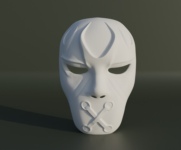 ArtStation - Cosplay Party Mask - Face Mask 3D print model | Resources