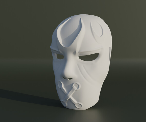 ArtStation - Cosplay Party Mask - Face Mask 3D print model | Resources