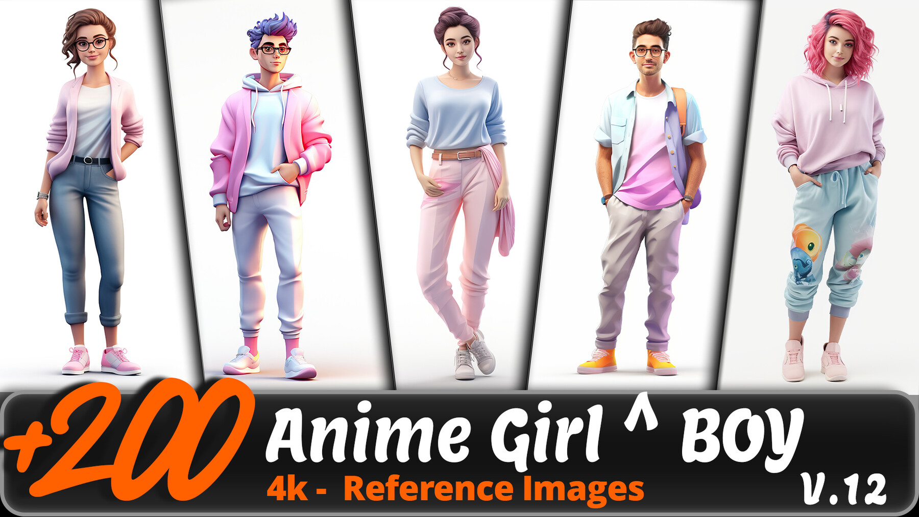 ArtStation - anime girl anime boy