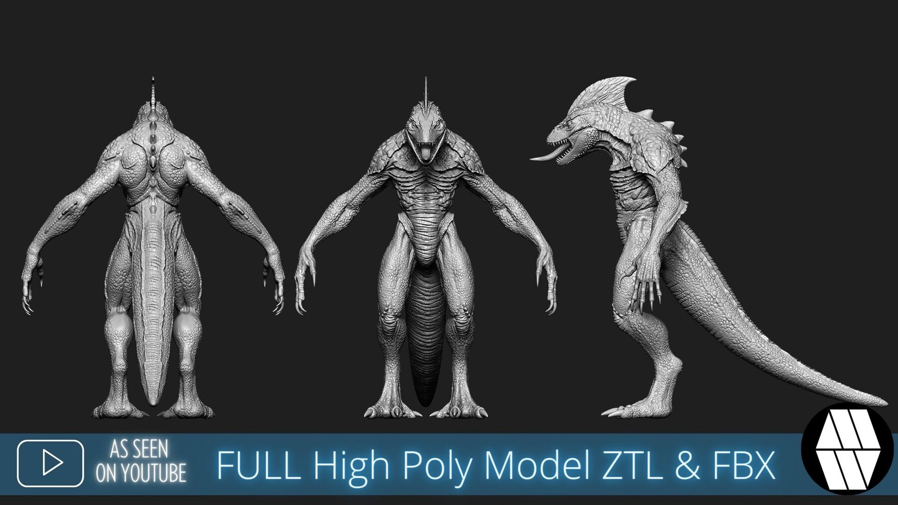 ArtStation - ZBrush Model: Lizard High Poly ZTL & FBX | Resources