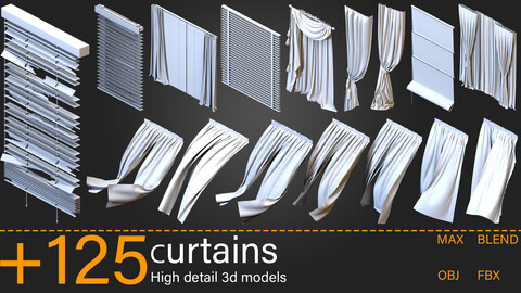 +125- Curtains - Kitbash-vol.02