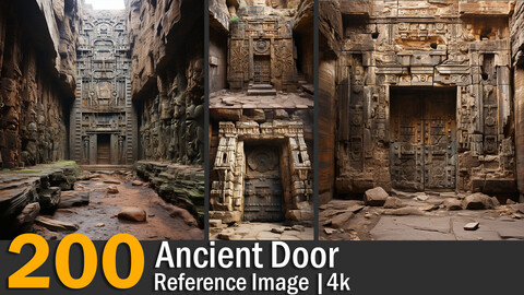 Ancient Door | Reference Images | 4K