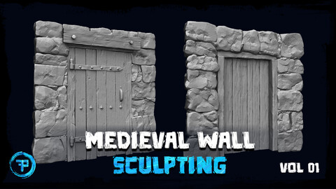Medieval Wall Sculpting Tutorial In Zbrush Vol 01