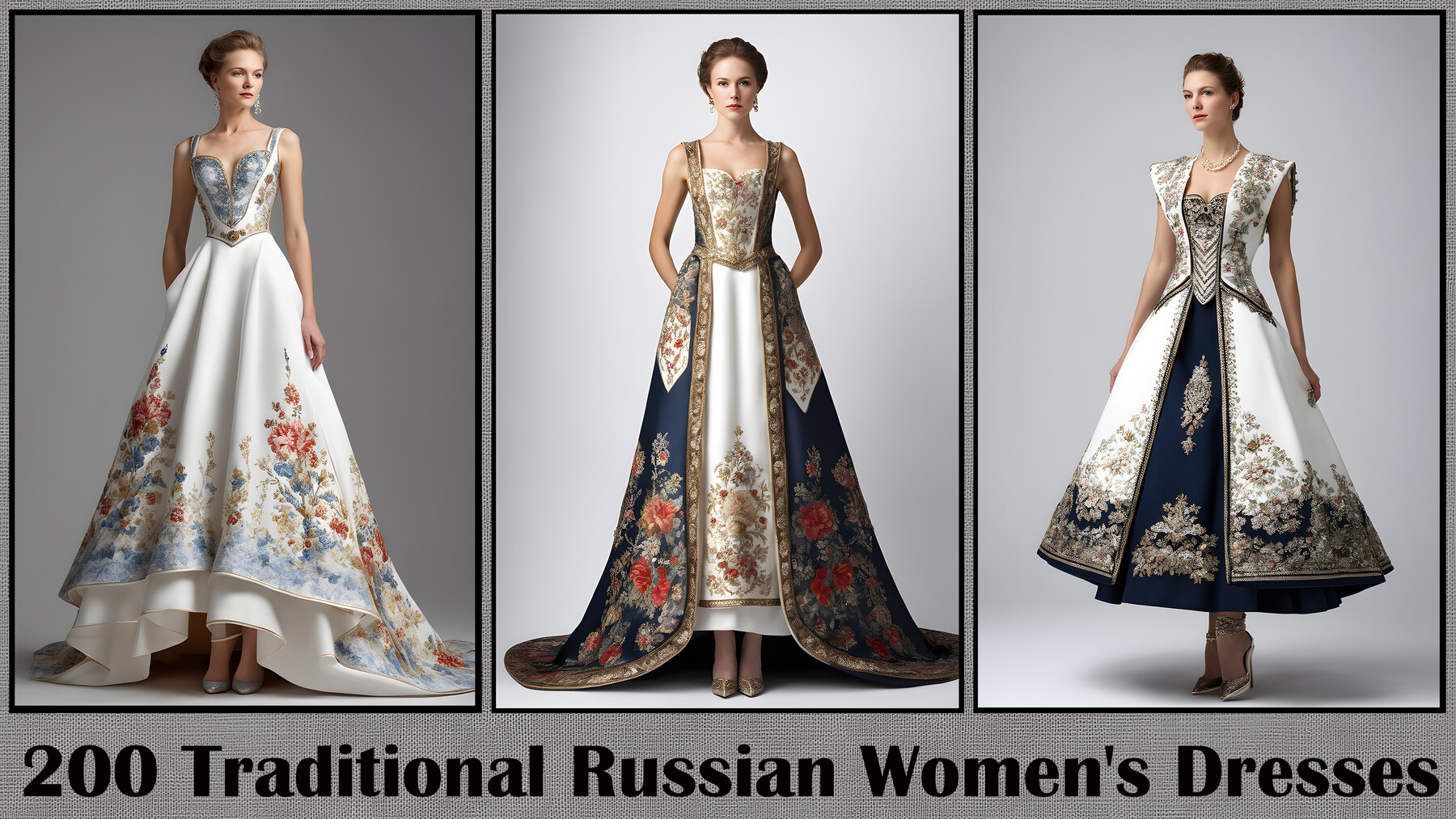 ArtStation - 200 Traditional Russian Women's Dresses | Artworks