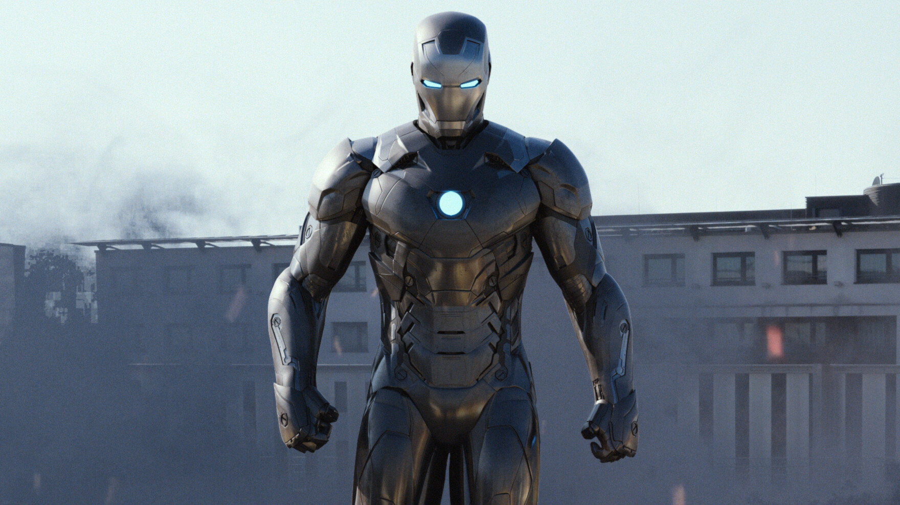 modèle 3D de Iron Man Mark 46 - Pose de combat - TurboSquid 1033652