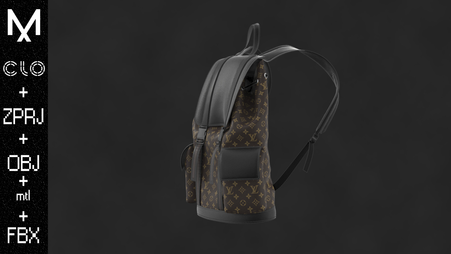 ArtStation - Bag Louis Vuitton LV OBJ mtl FBX ZPRJ