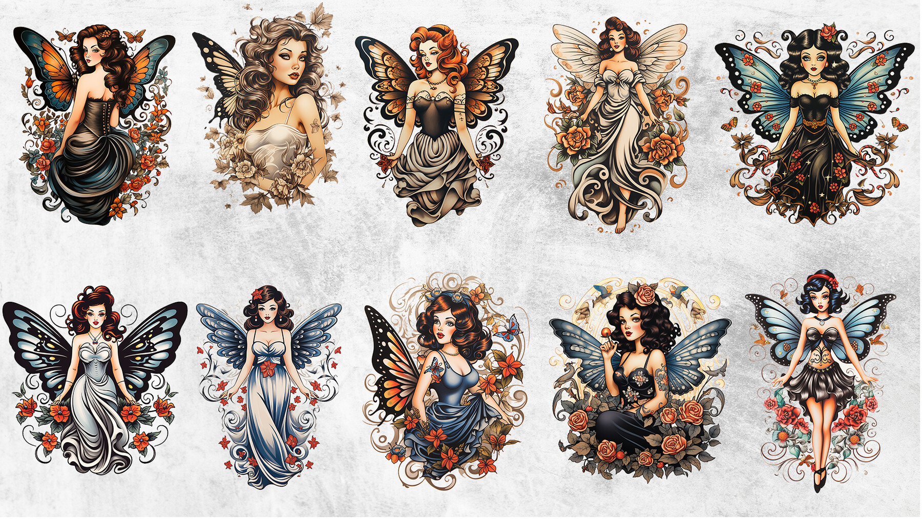 Fairies – Tattoo Pro Stencils
