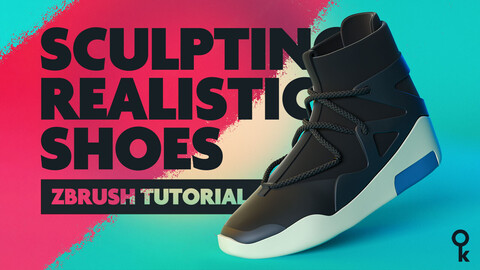 Creating realistic footware using ZBrush