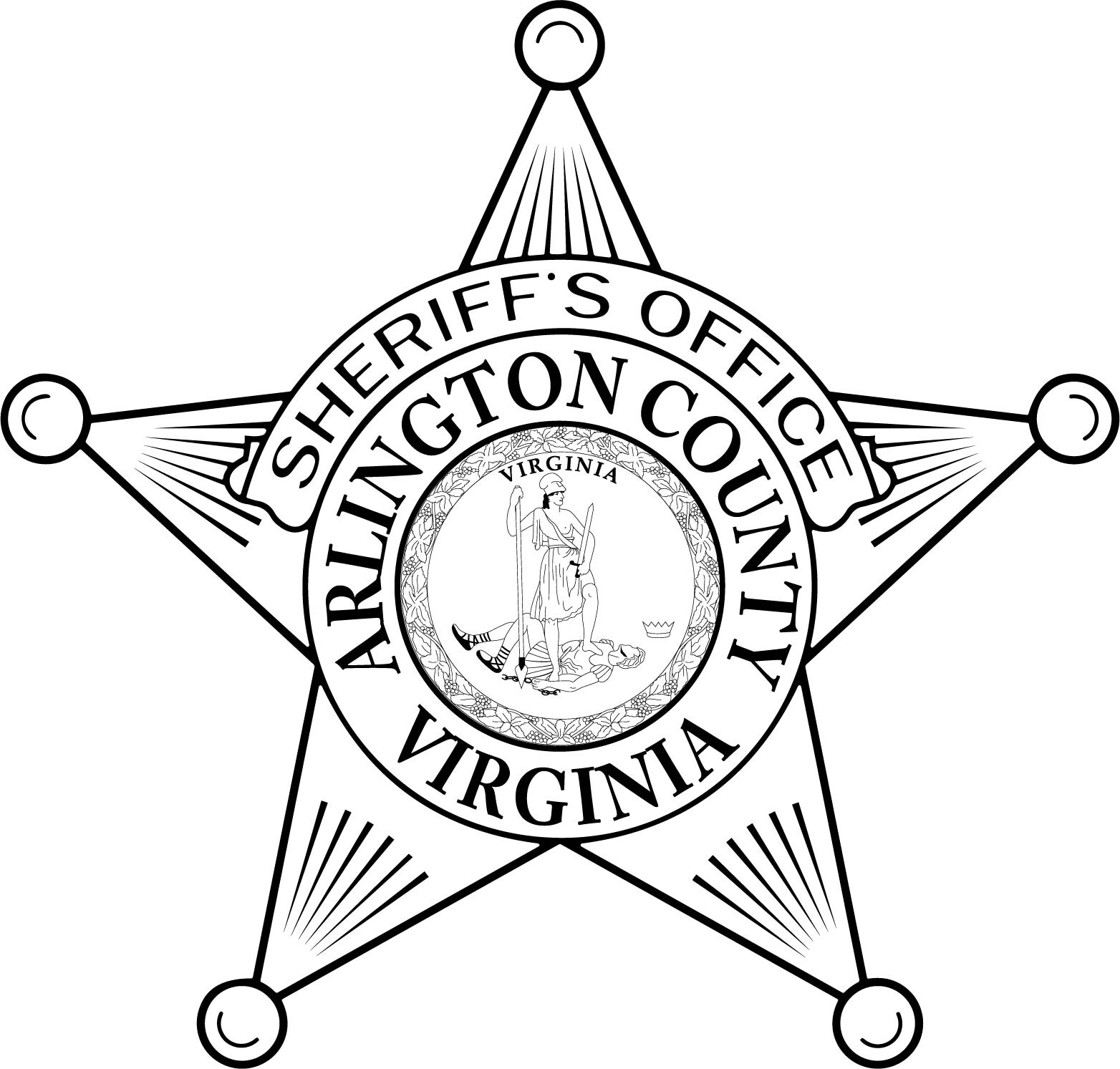 Artstation Arlington County Va Sheriffs Office Badge Vector File