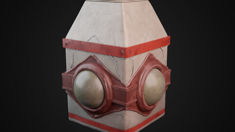 Stylized 3D game ready Magic Spell Box