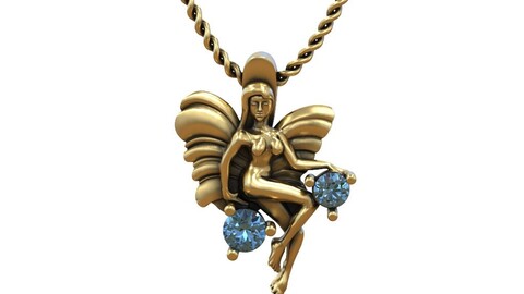 Fairy Pendant 3D-print model file