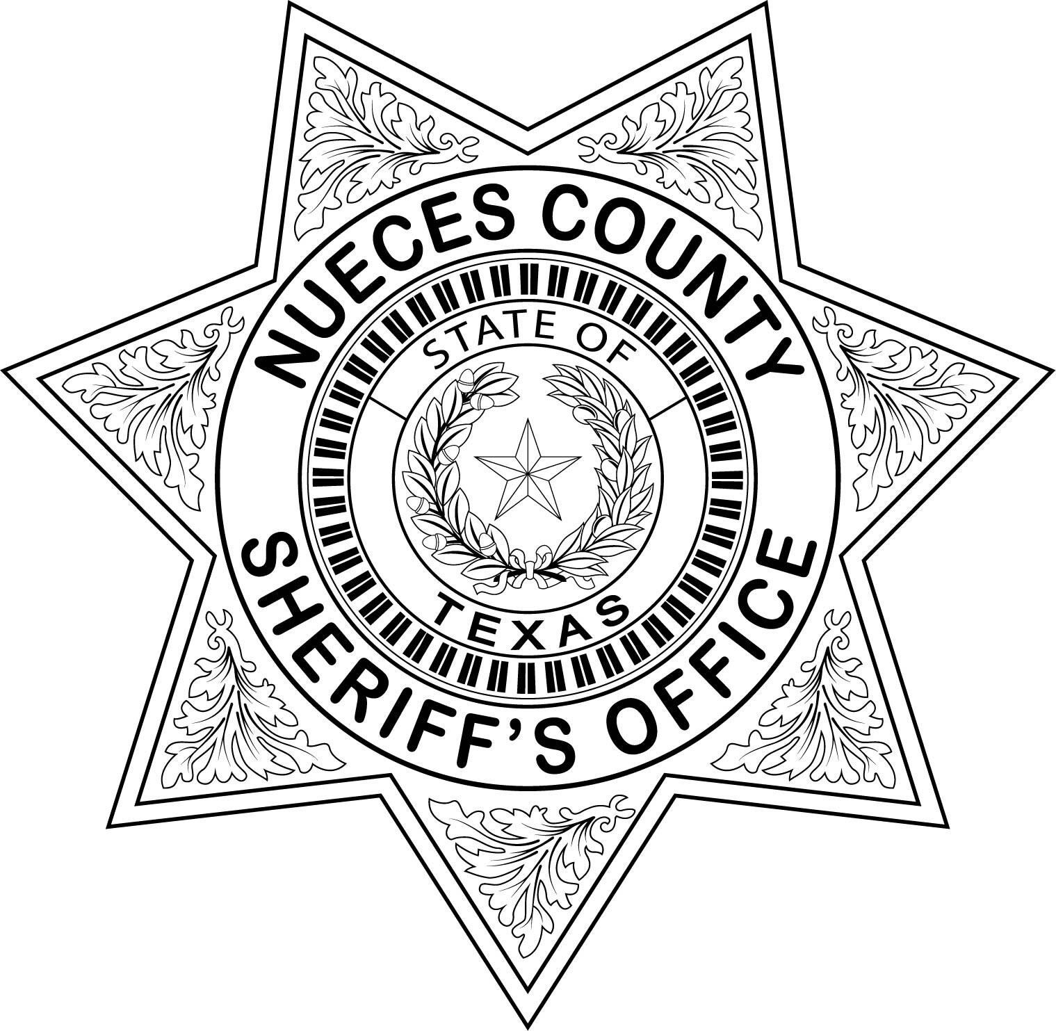 ArtStation - Nueces County Sheriffs office badge Texas vector file ...