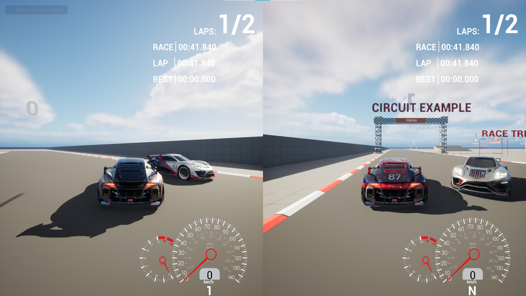 Multiplayer Car Racing Game in Blueprints - UE Marketplace