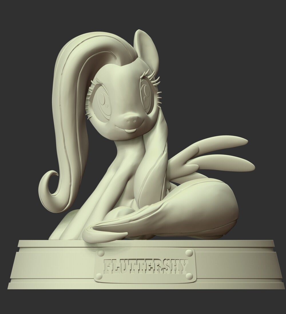 ArtStation - Fluttershy - My Little Pony | Resources