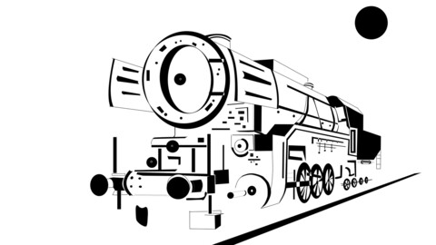 One - eyed train