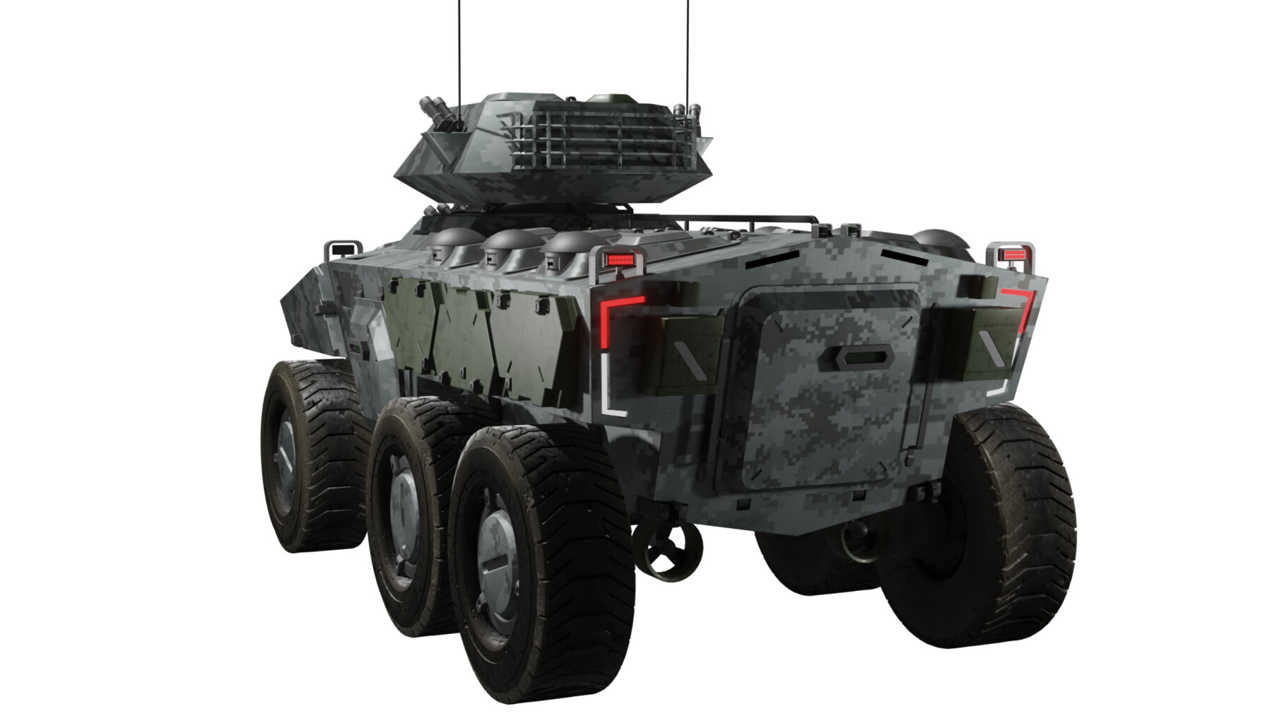 ArtStation - Sci-fi Armored personal carrier with turret | Resources