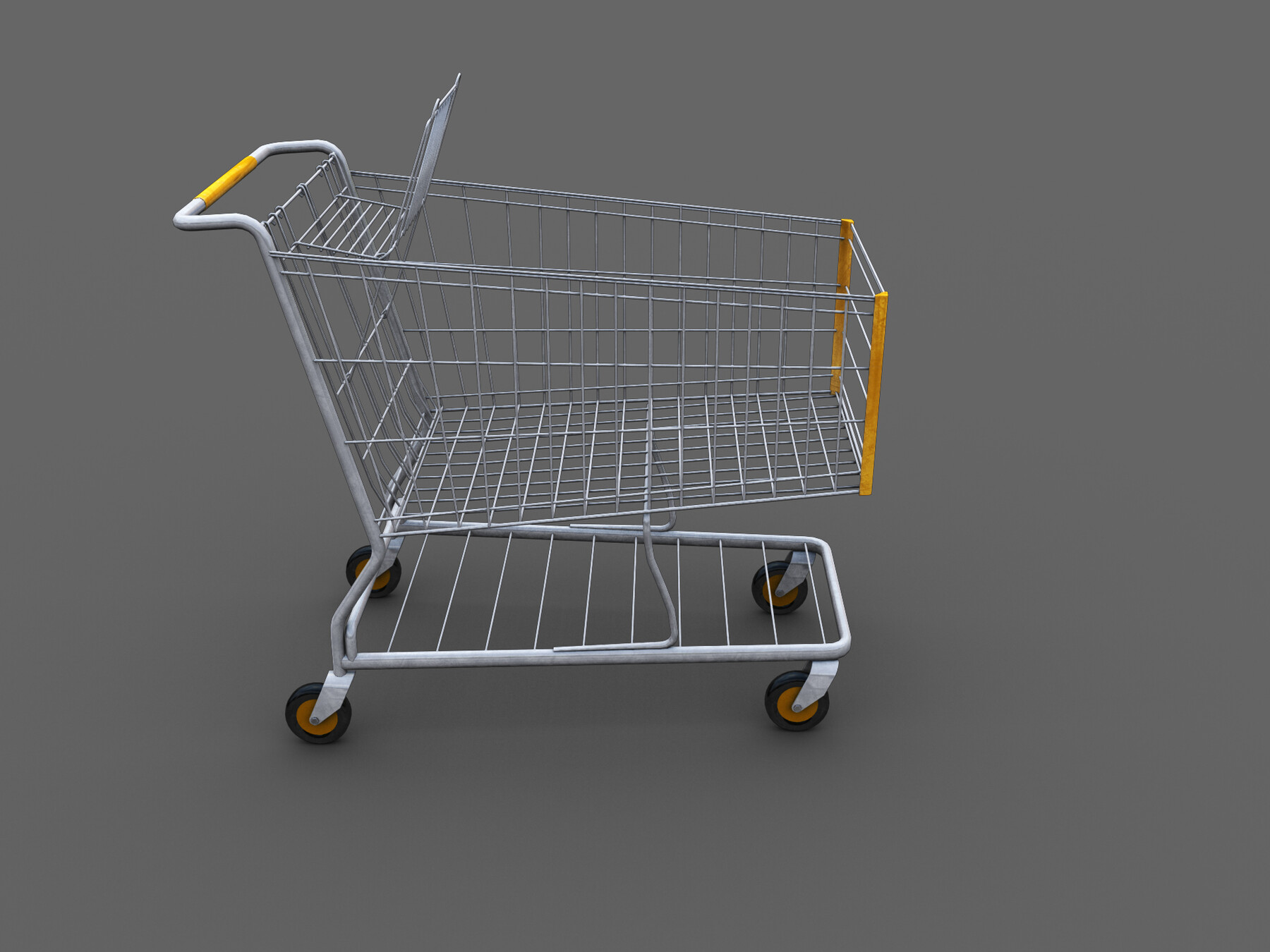 ArtStation - Shopping Cart Lowpoly | Game Assets