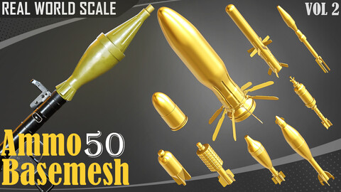 50 Rocket Basemesh