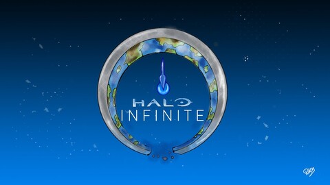 Halo Infinite logo art