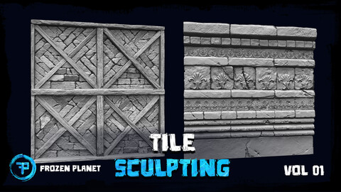 Tile Sculpting Tutorial In Zbrush Vol 01