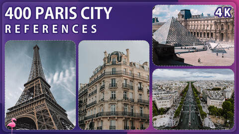 400 Paris City Reference Pack – Vol 1