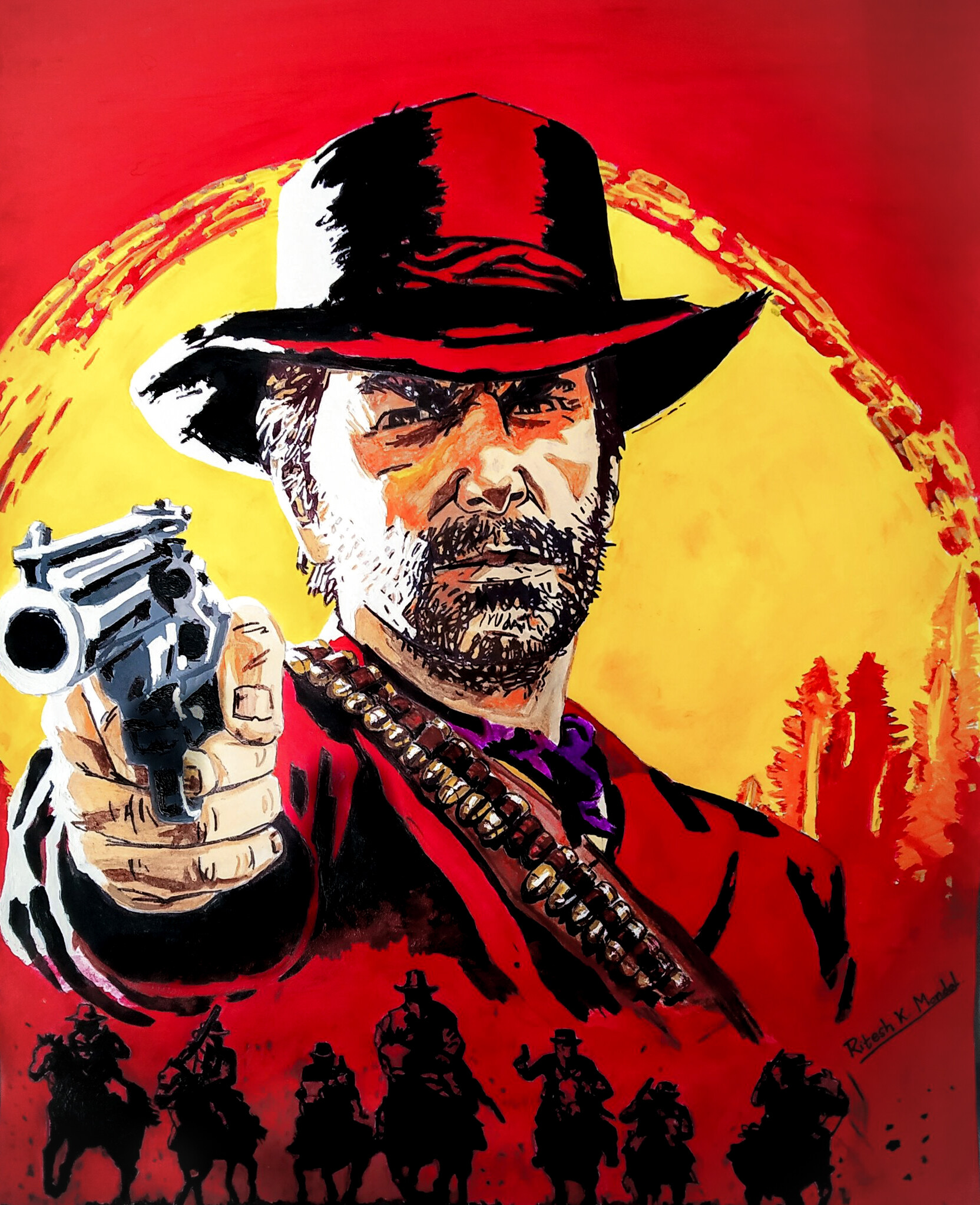 ArtStation - Red Dead Redemption 2 Poster | Artworks