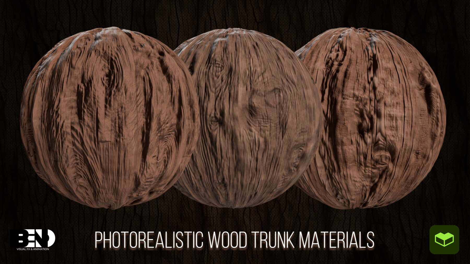 ArtStation - Rough Wood & Tree Trunk PBR Materials + SBSAR Files ...