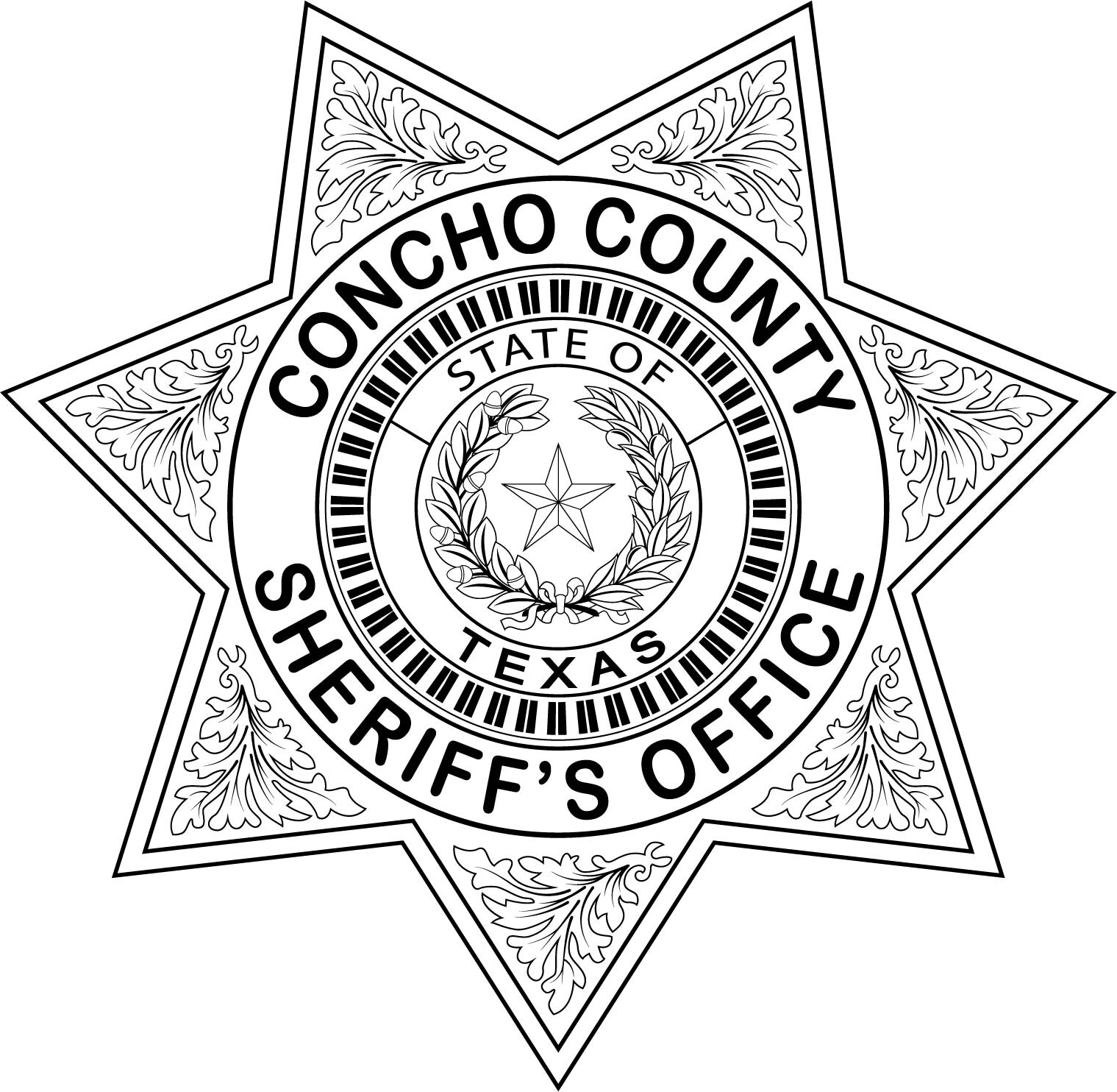 ArtStation - Concho County Sheriffs office badge Texas vector file ...