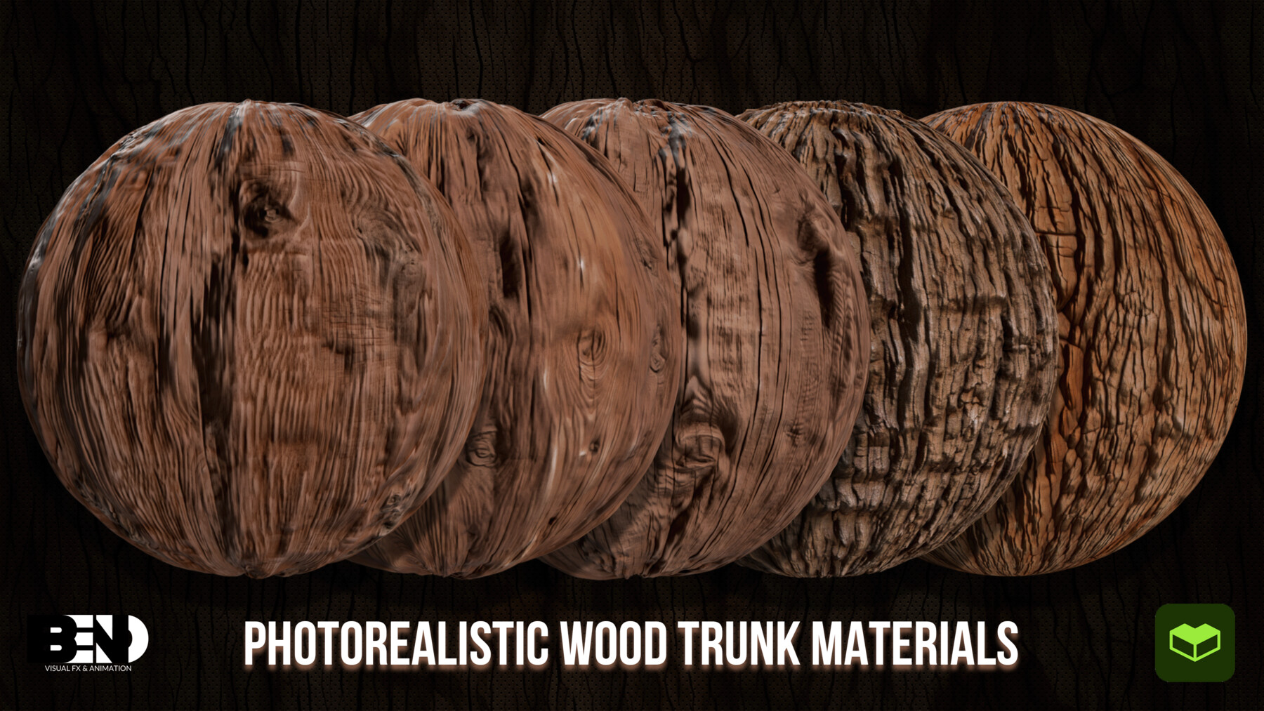 ArtStation - Rough Wood & Tree Trunk PBR Materials + SBSAR Files ...