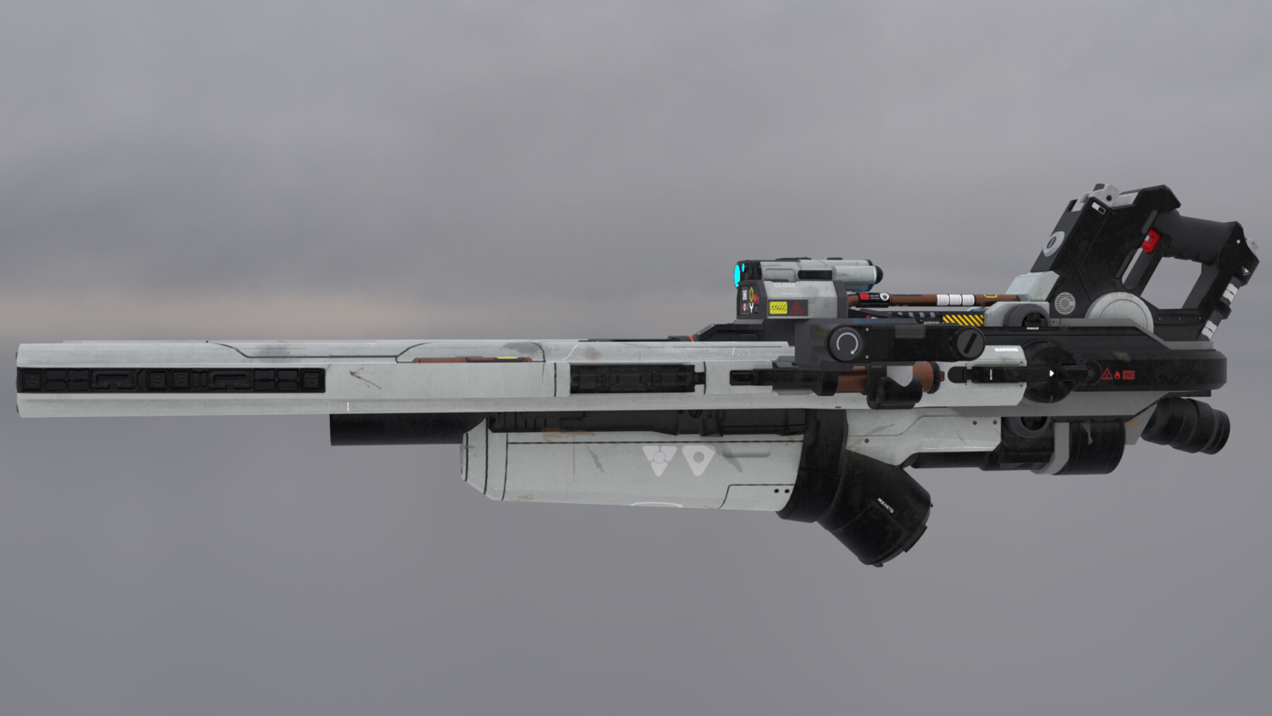 SciFi Missile Launcher 3D model