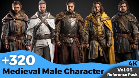 +320 Medieval Male Character Concept(4k)