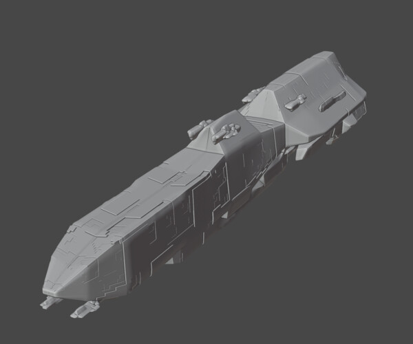 ArtStation - Spaceship kitbash collection vol.1 | Resources