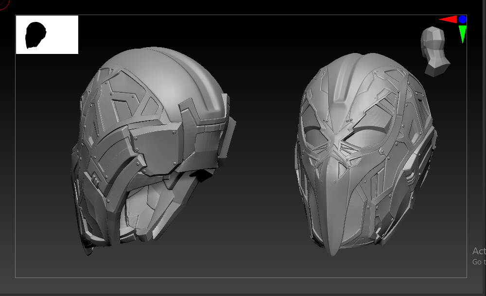 ArtStation - Aves 3d helmet | Resources