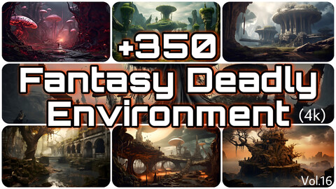 + 350 Fantasy Deadly Environment Concept(4k)