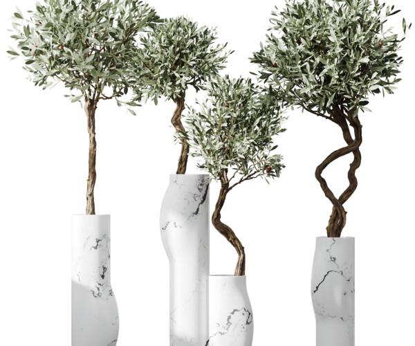 ArtStation - HQ HousePlants Olive Artificial Olivo Olea Tree