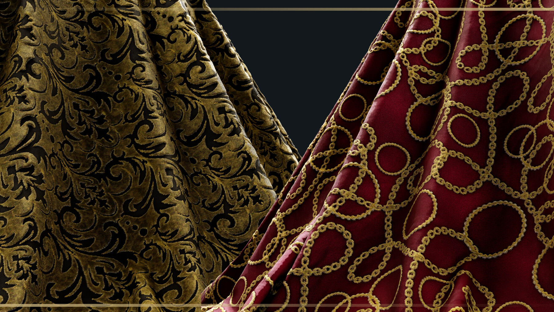 ArtStation - 30 Seamless Jacquard Fabric Material