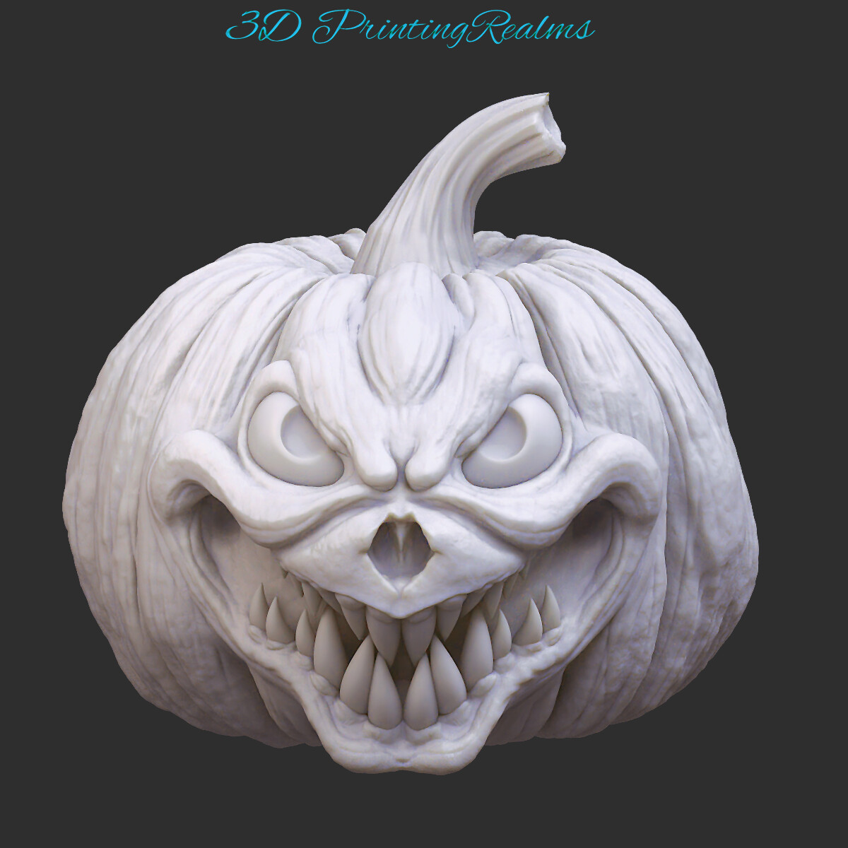 ArtStation - Scary Pumpkin STL for 3d print | Resources
