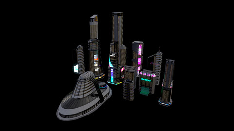 Modern Buildings city kit
