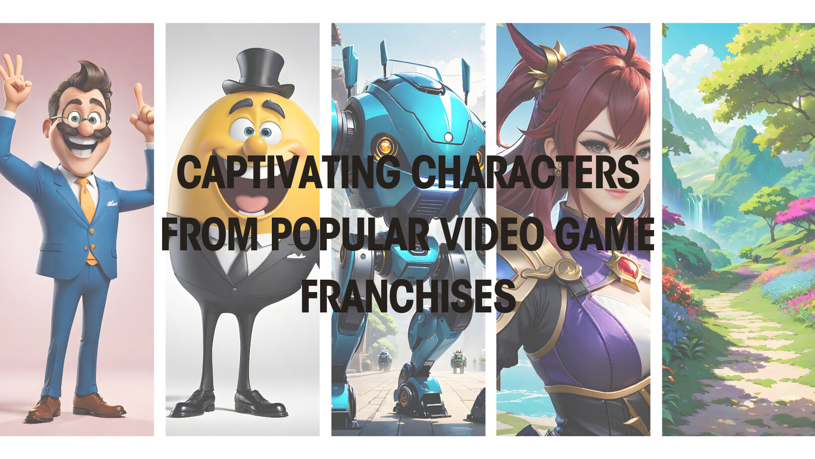 ArtStation - Captivating Characters from Popular Video Game Franchises |  Artworks