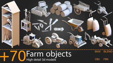 +70 - Farm objects - Kitbash-vol.03