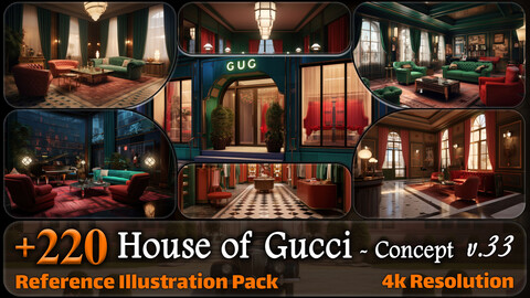 220 House of Gucci Concept Reference Pack | 4K | v.33