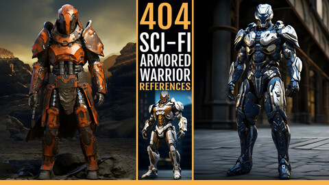 404 Sci-Fi Armored Warrior