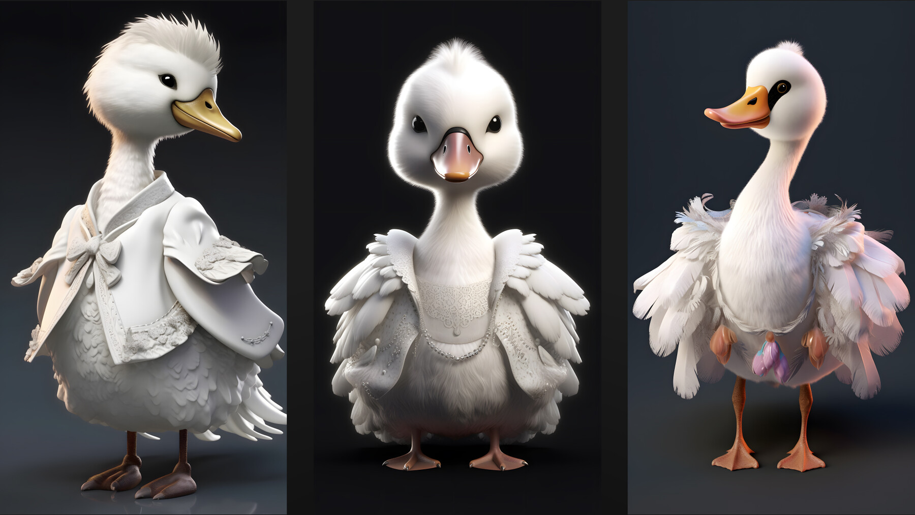 ArtStation - +470 Fantasy Swan | 4K | Birds Reference Pack Vol.14 ...