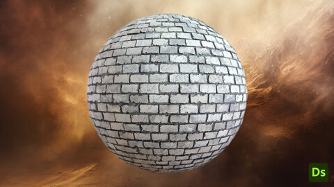 Realistic broken stone bricks - Substance 3D Designer