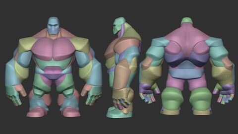 Stylized Infinity Hulk Blockout V2