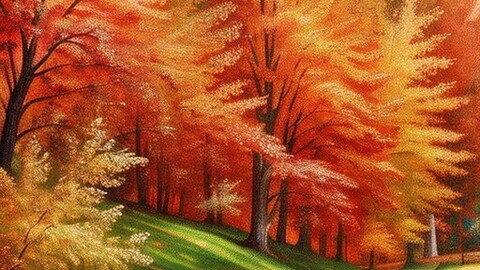 fall colours painting
