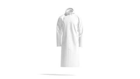 White Rain Coat - waterproof raincoat jacket